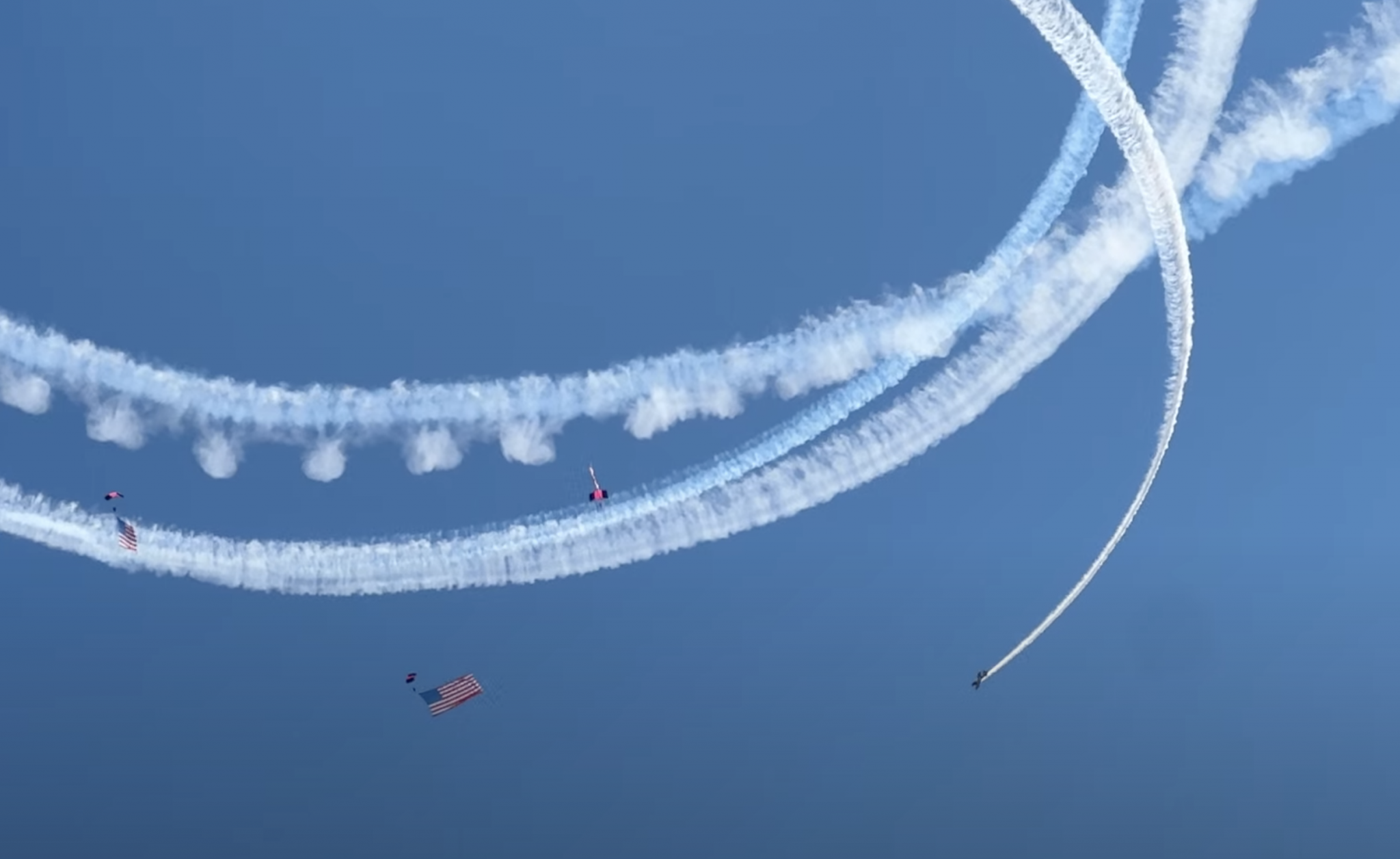 Oshkosh aviation scene background